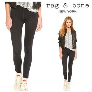 Rag & Bone Black Chevron Leggings Size Large